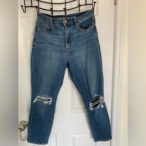 American Eagle Straight Leg High Rise Jeans